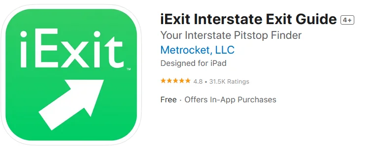 iExit Interstate Exit Guide