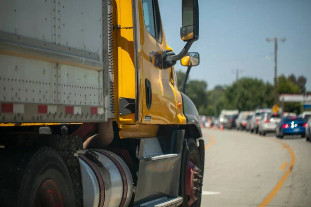 Big truck on a highway