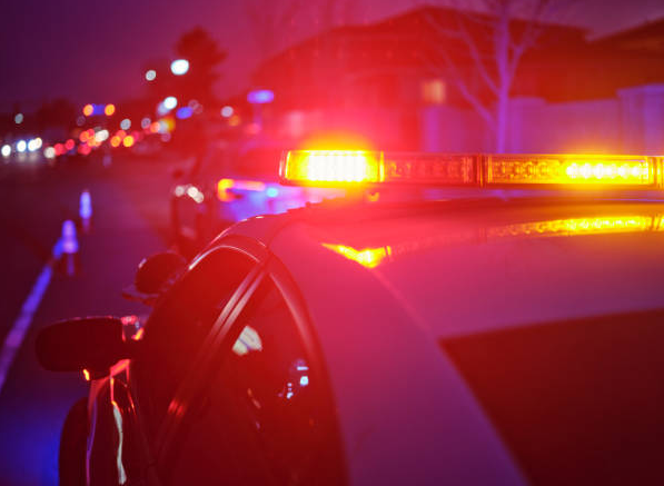 Illinois State Police Squad Car Struck by Box Truck During Roadside Inspection